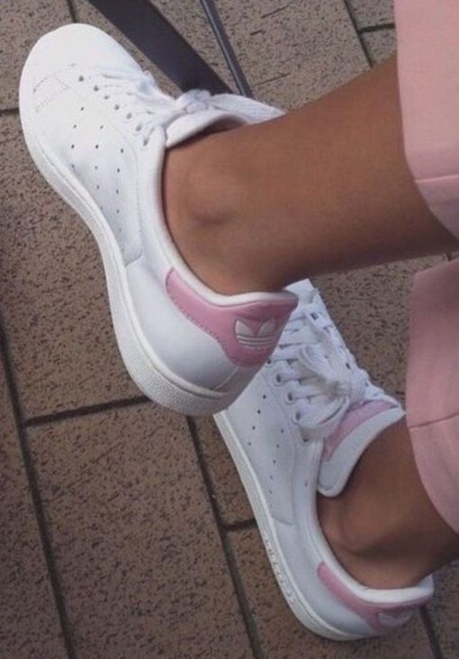 Adidas Stan Smith Branco Rosa