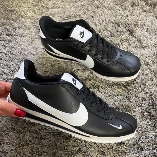 Nike Cortez Preto Branco