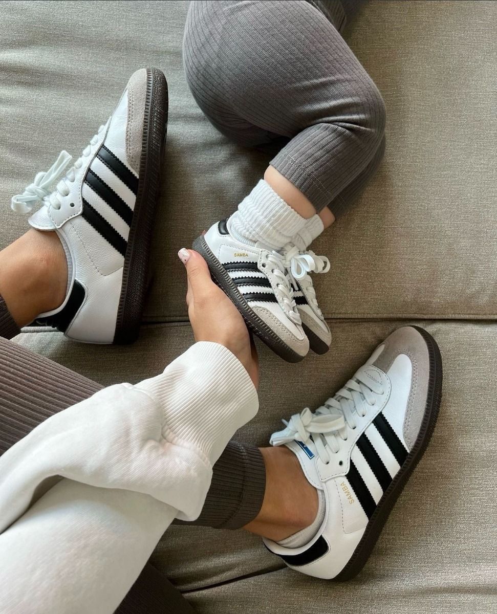 Adidas Samba Branco com Preto Adidas Samba Branco com Preto