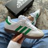 Adidas Samba Branco com Verde