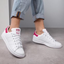 Adidas Stan Smith Branco com Rosa Fuscia
