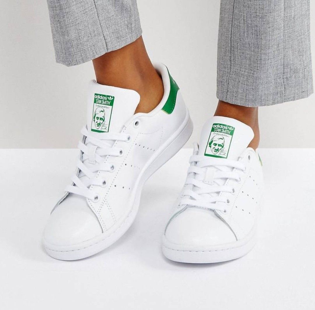Adidas Stan Smith Branco com Verde Adidas Stan Smith Branco com Verde