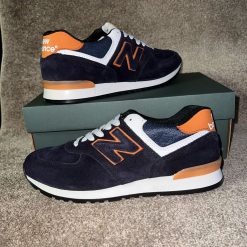 New Balance 574 Azul Camel