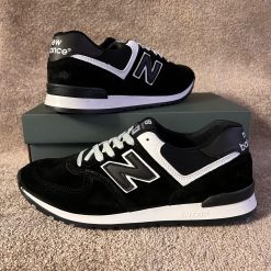 New Balance 574 Preto Branco