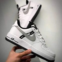 Nike Air Force Branco Cinza Preto