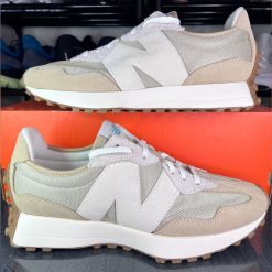 New Balance 327 Beje com Branco