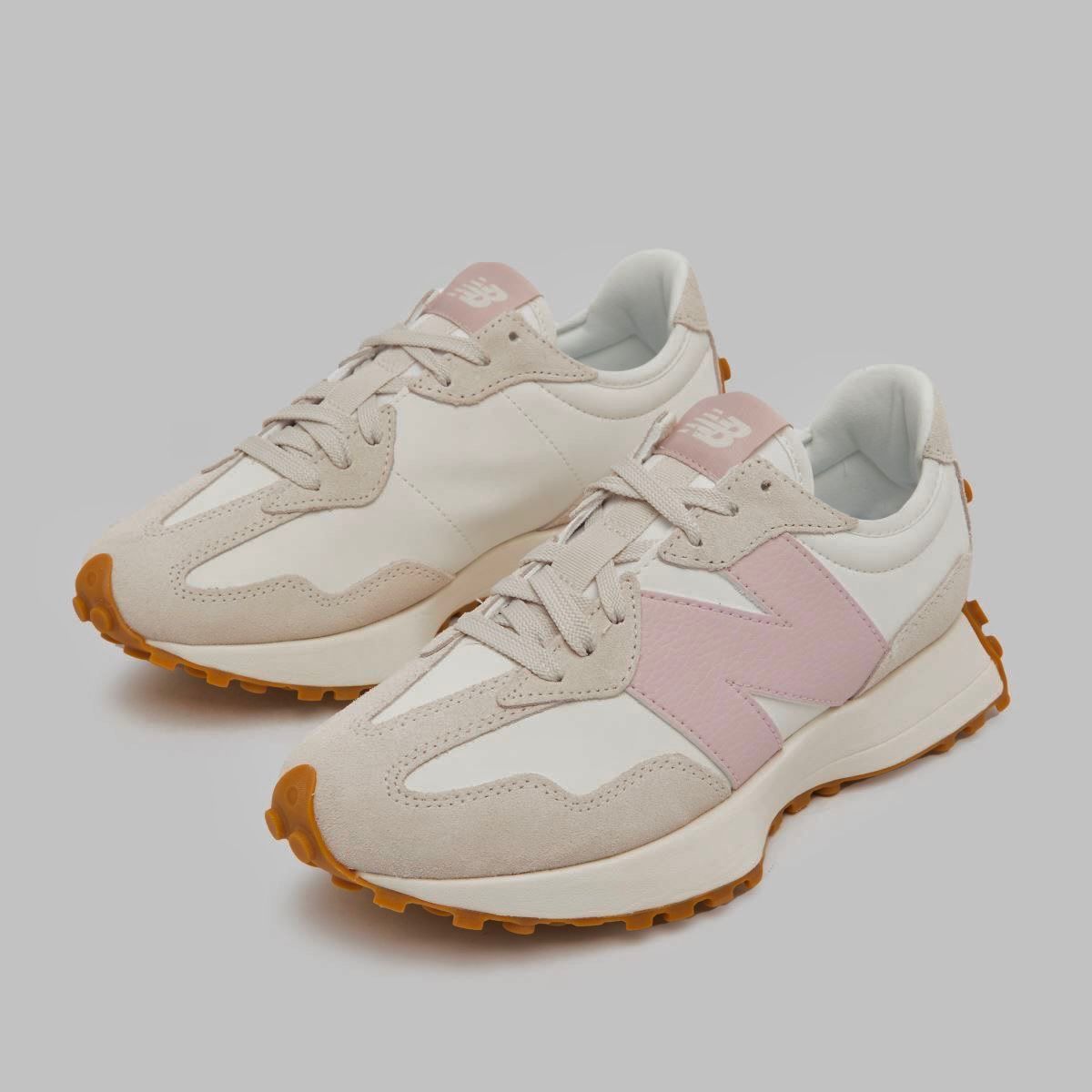 New Balance 327 Branco com Rosa New Balance 327 Branco com Rosa