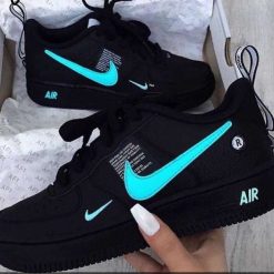 Nike Air Force Tm Preto Azul