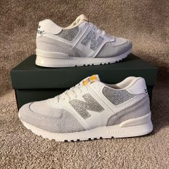 New Balance 574 Cinza Glliter