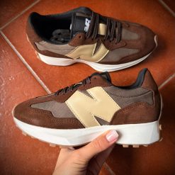 New Balance 327 Castanho com Beje New Balance 327 Castanho com Beje