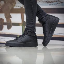 Nike Air Force Bota Preto