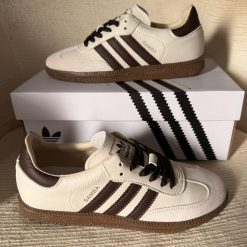 Adidas Samba Bege com Castanho