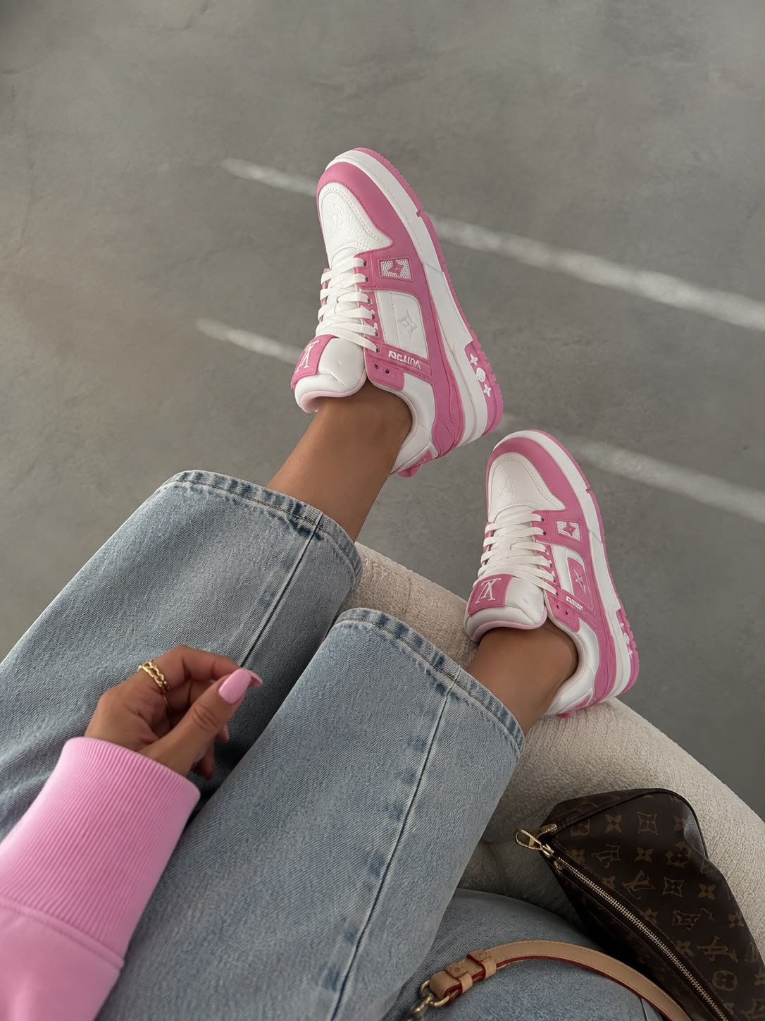 Louis Vuitton Trainer Rosa Louis Vuitton Trainer Rosa