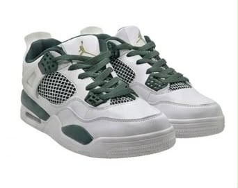 Nike Air Jordan 4 Branco com Verde Nike Air Jordan 4 Branco com Verde