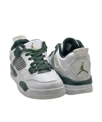 Nike Air Jordan 4 Branco com Verde Nike Air Jordan 4 Branco com Verde