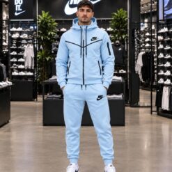Fato de Treino Nike Azul Bebé